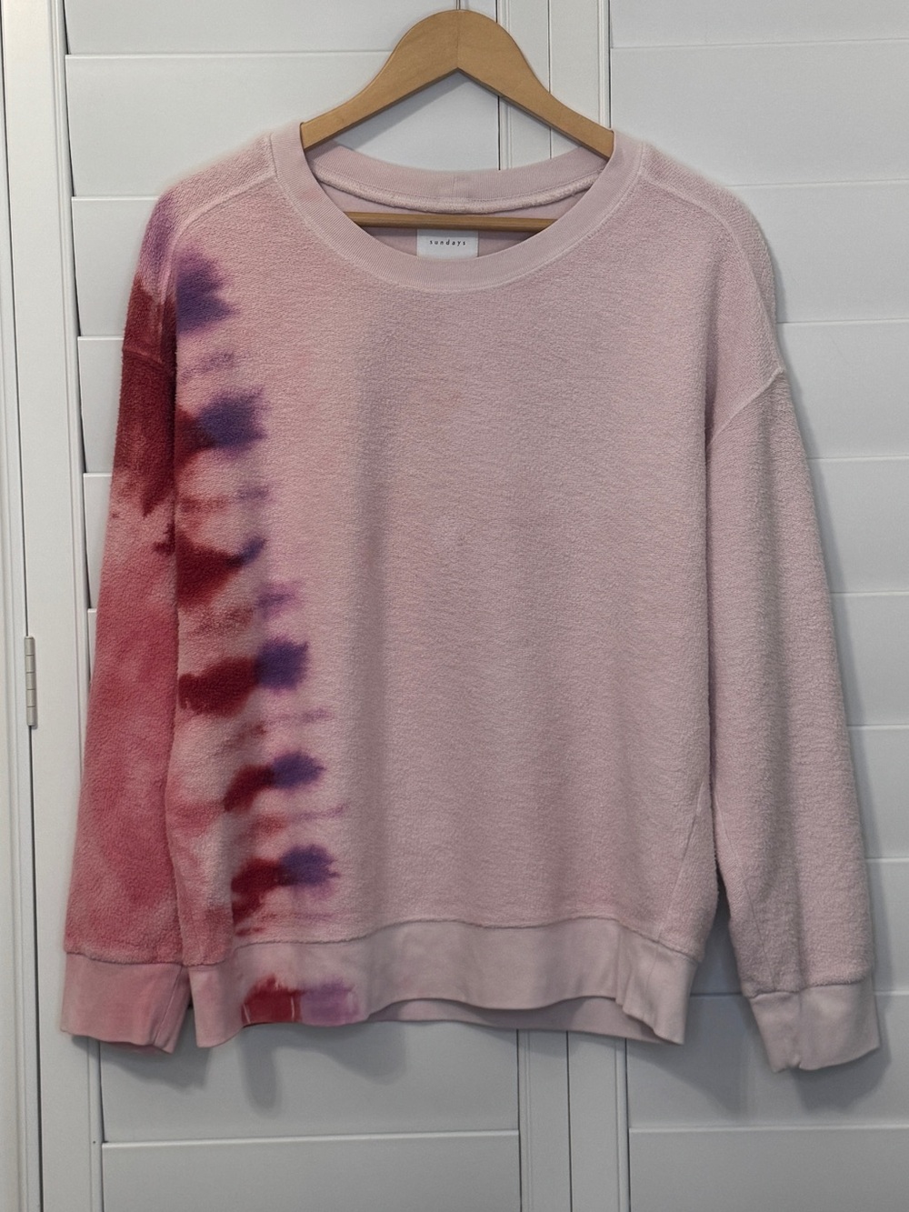 Sundays terry tie dye sweatshirt